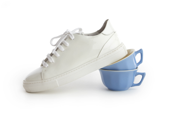 sneaker wit lak meisjes RTB schoenen communiecollectie 2022 bij Kameleon in Balegem 