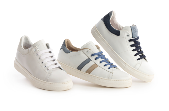 witte sneaker met blauw Red Limit jongens communiecollectie lentefeestcollectie 2023 bij Kameleon in