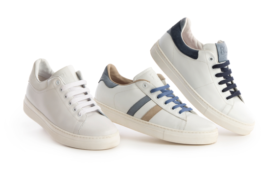 witte sneaker met blauw Red Limit jongens communiecollectie lentefeest 2024 Kameleon Balegem