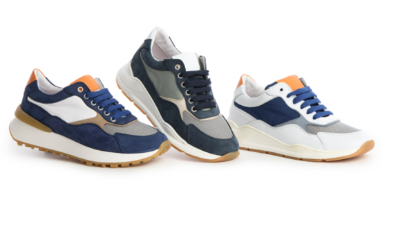 sportieve sneaker blauw Red Limit jongens communiecollectie lentefeestcollectie 2023 bij Kameleon in